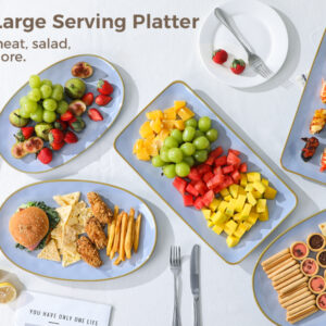 1-oval large serving plate