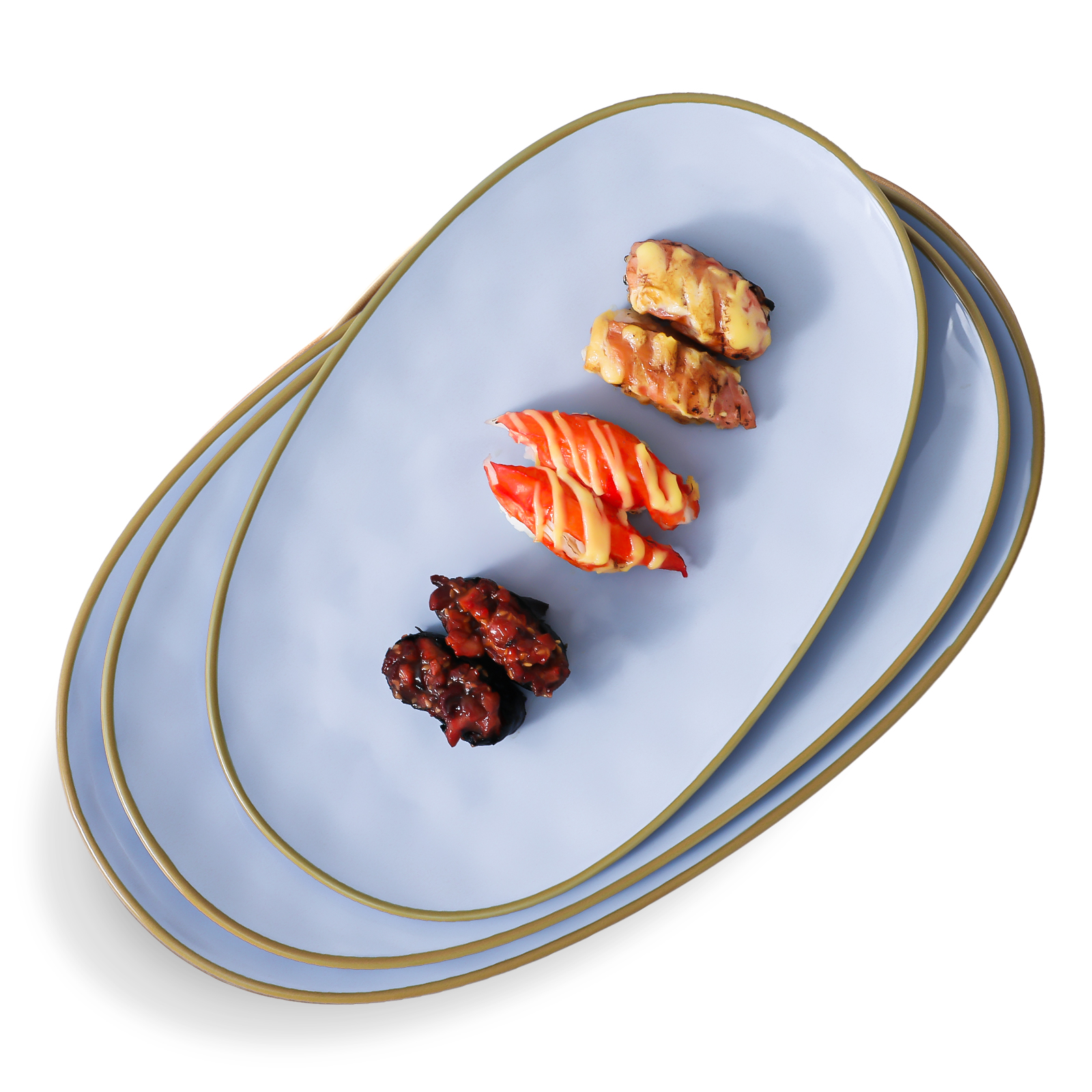 1-oval large serving plate