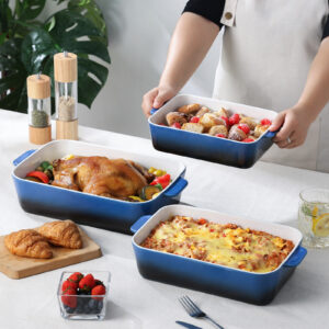 4-blue bake dishes