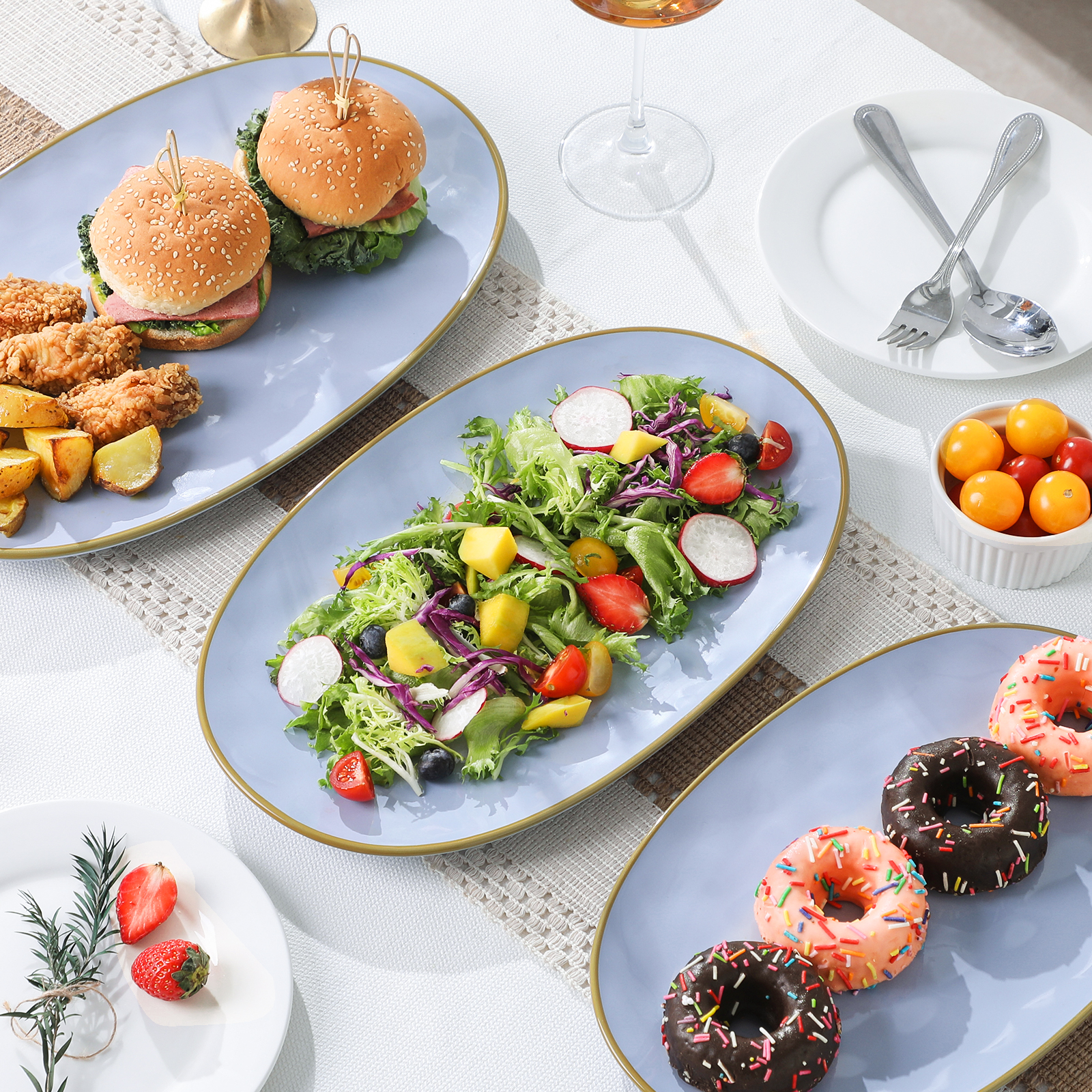 6-oval ceramic serving dish